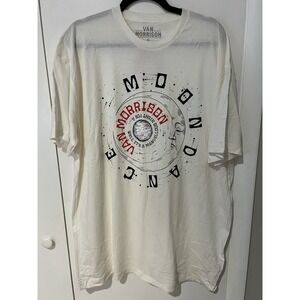 NWOT Van Morrison Moondance Ivory Unisex Size XXL Band T-shirt Top Tee